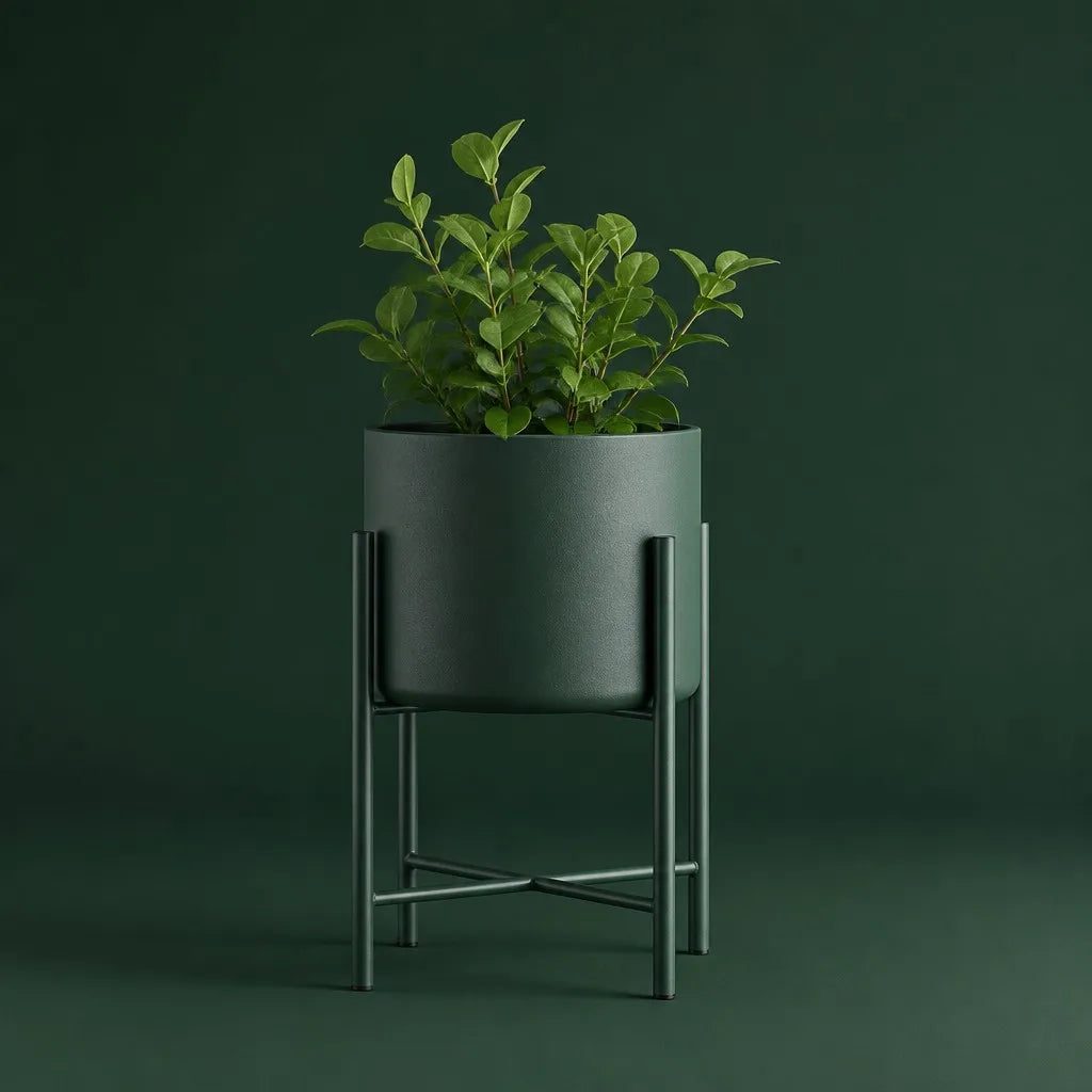 Forest Green Plant Stand - Main View