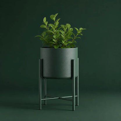 Forest Green Plant Stand - Main View